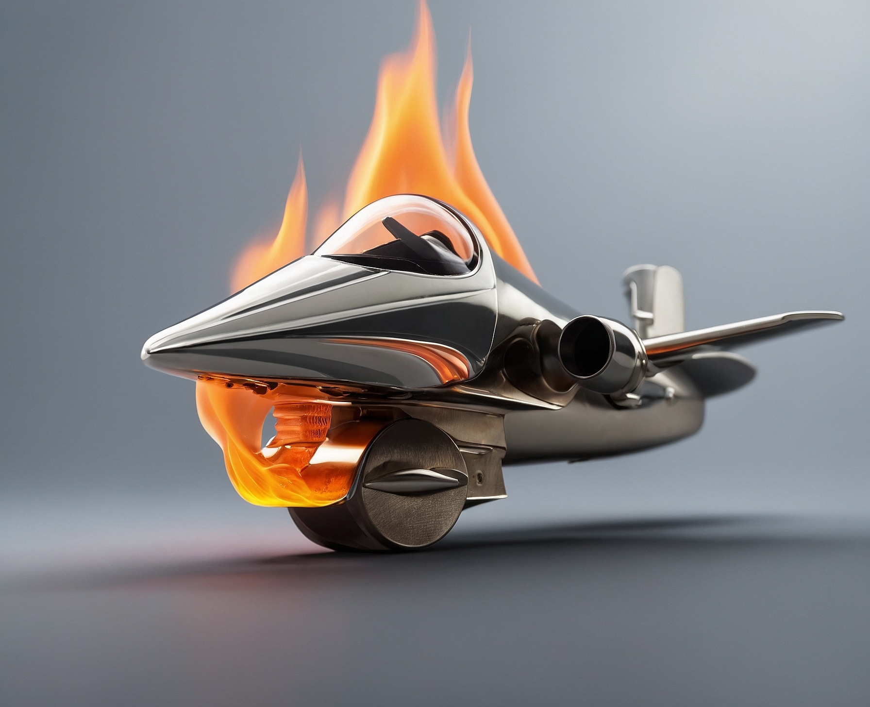 Encendedor Turbo Flama Avión - Imagen 2